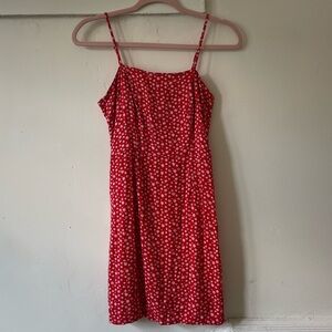 Aeropostale minidress in red with cute pink roses